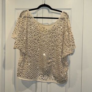 Jennifer Lopez Sheer Sequin Top